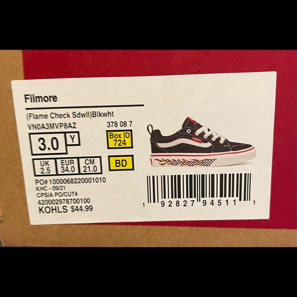 Vans Filmore Flame Sneakers for Kids - Picture 7 of 7